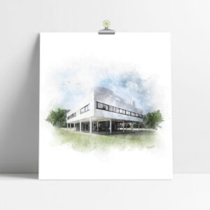 Villa-Savoye_Le-Corbusier_Sketch_01-lamina