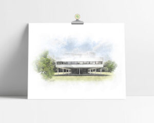 Villa Savoye_Le Corbusier_Sketch_02 lamina2